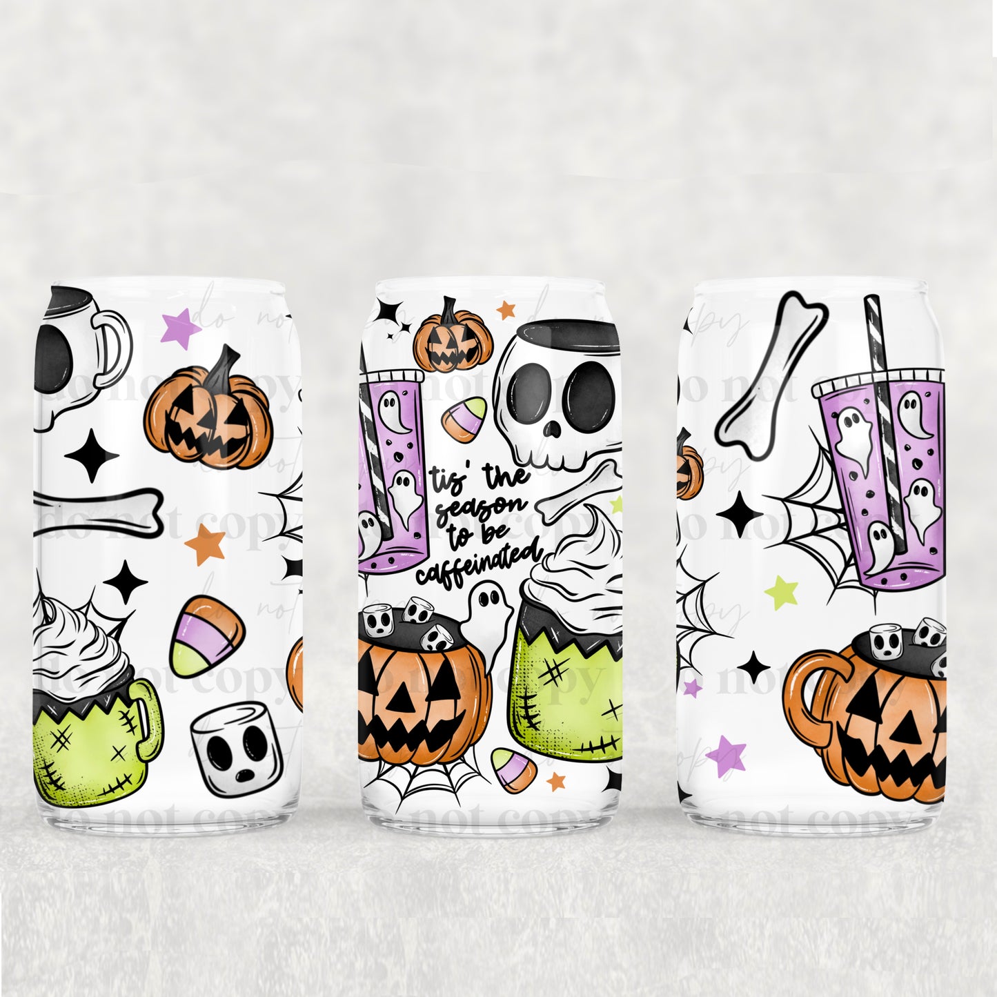 To Be Caffeinated - 16 oz UVDTF Wrap -RTS