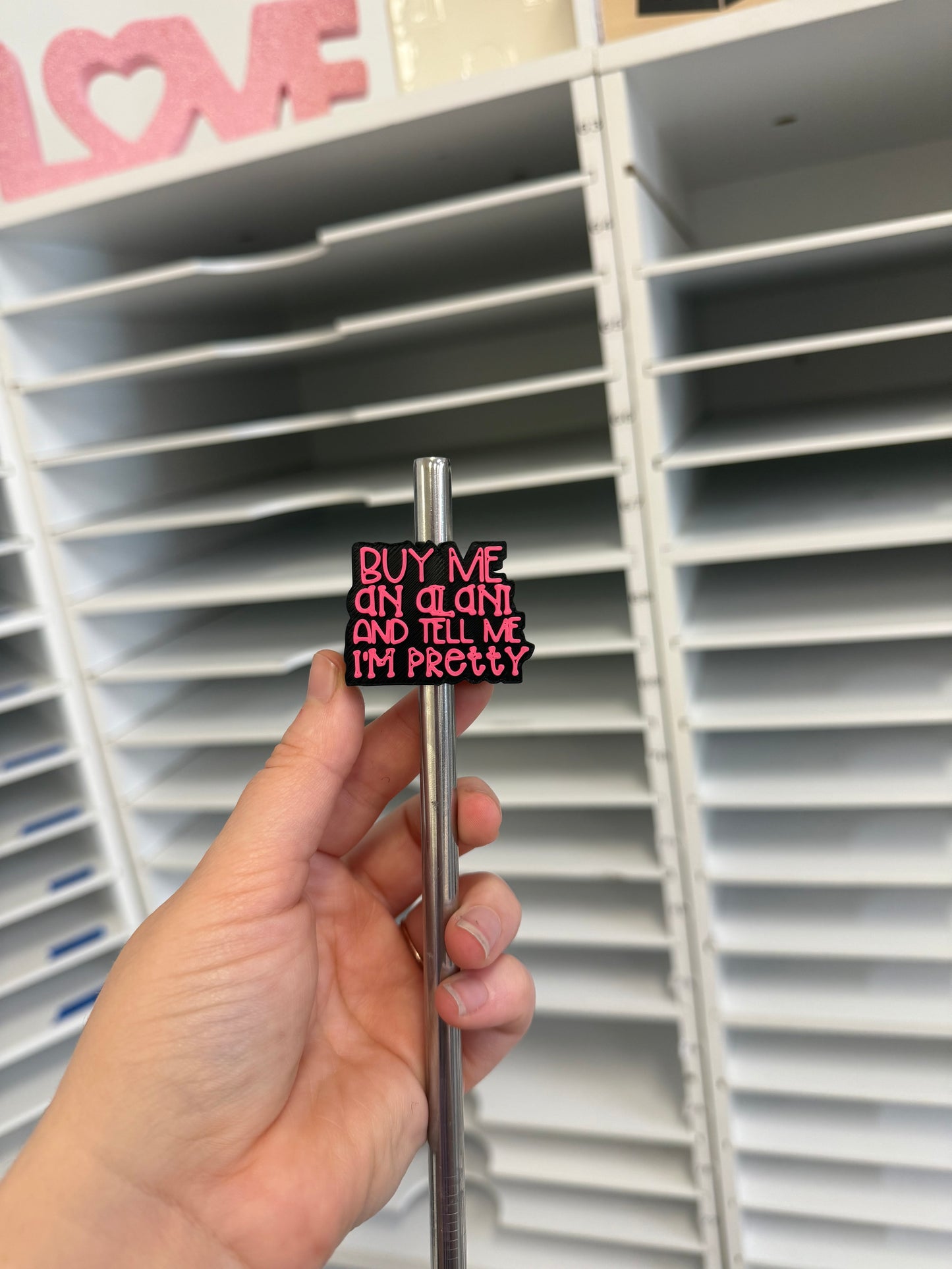 Tell Me I'm Pretty - Straw Topper - Fit's up to 40oz - Friday New Releases