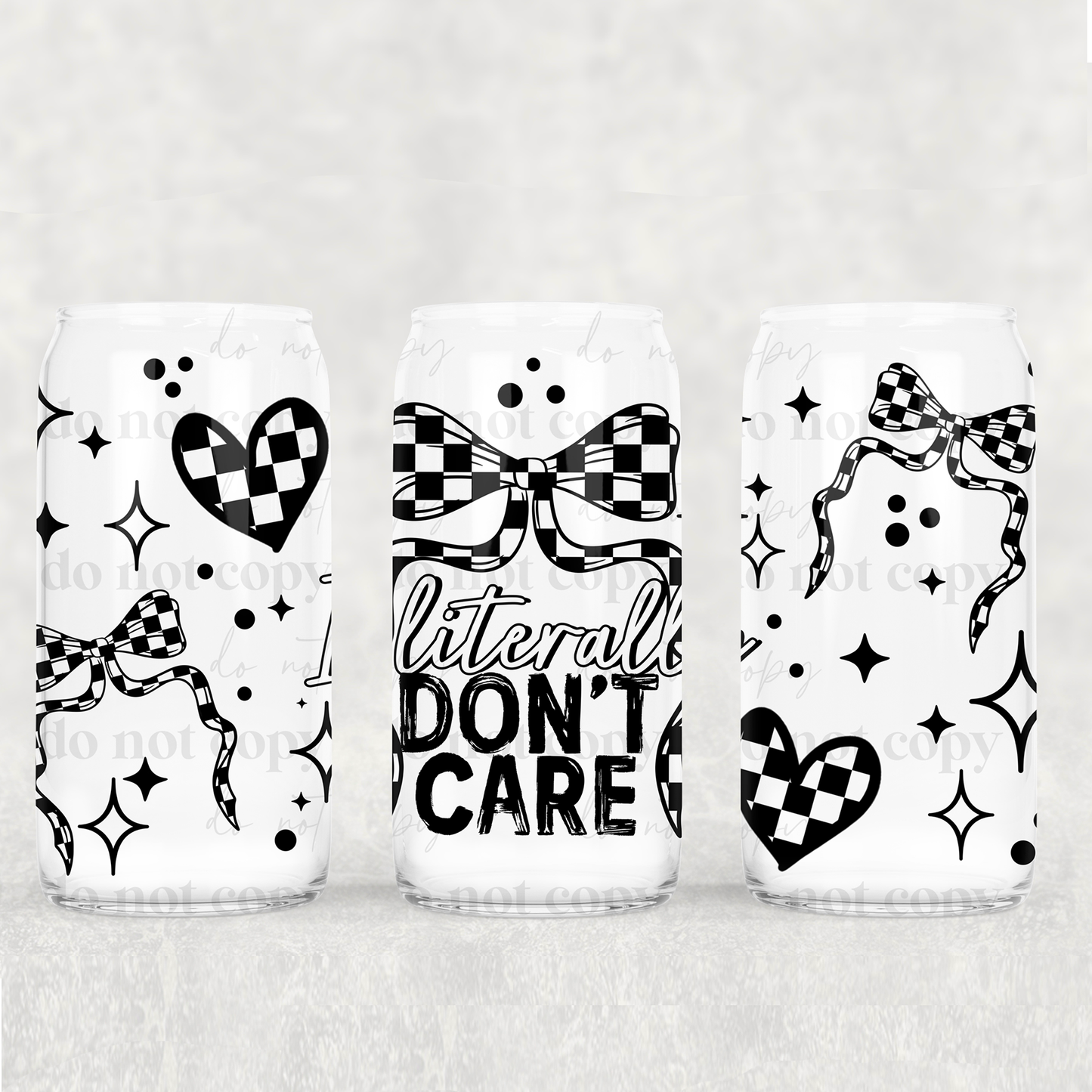 I literally Don't Care- UVDTF