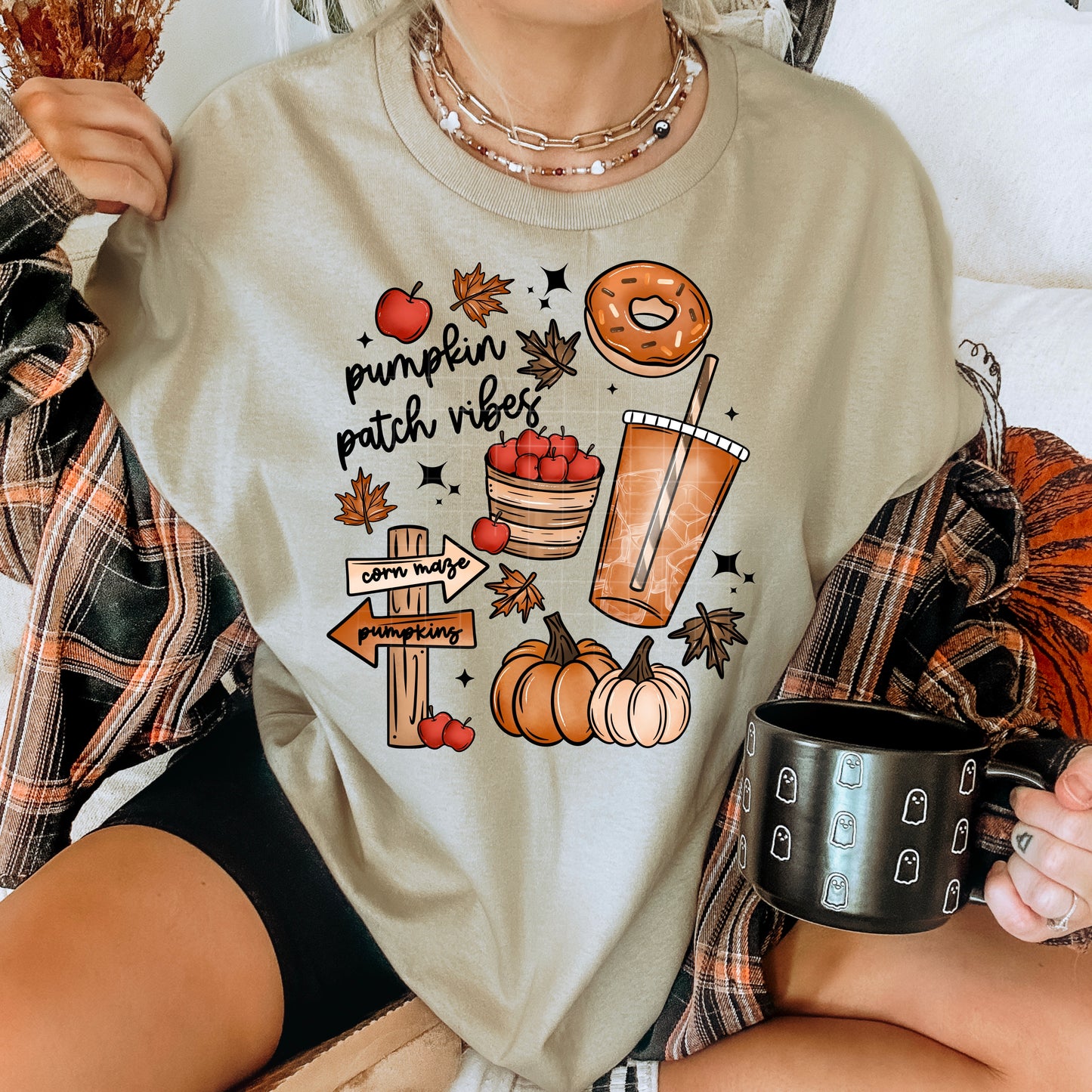 Pumpkin Patch Vibes - Full Color DTF Transfer - RTS# 58
