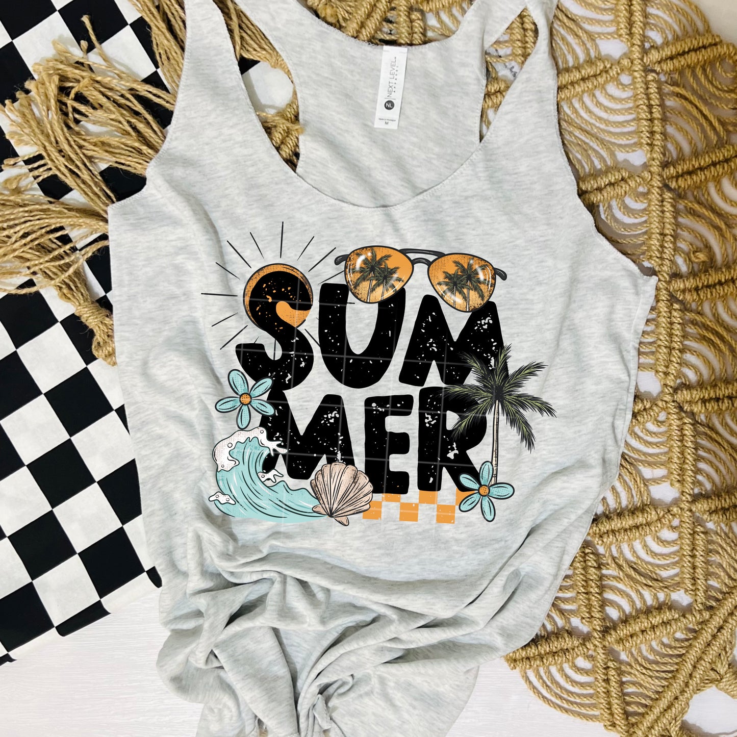 Palm Tree Summer - DTF TRANSFER