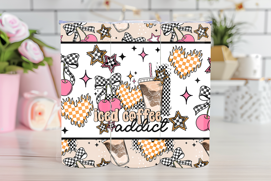Ice Coffee Addict- 20oz Sublimation