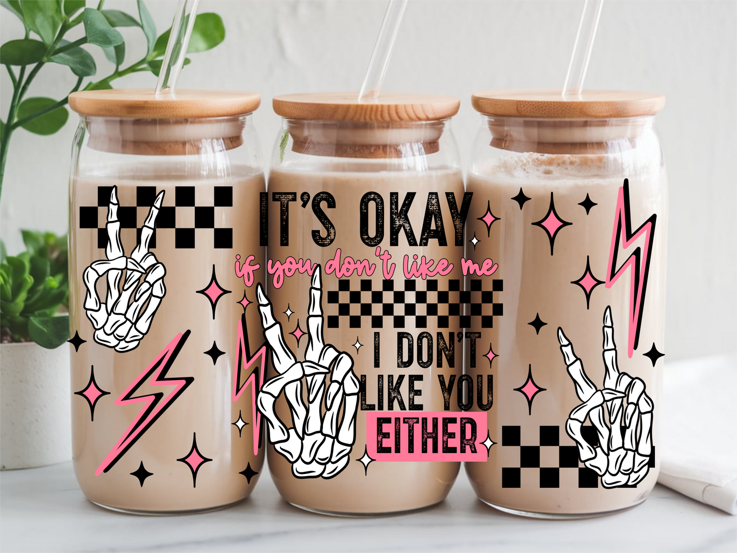 I Don't like me either - UVDTF Wrap