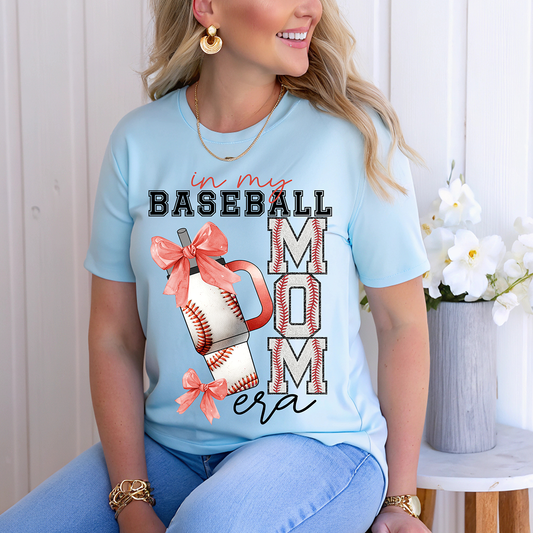 In My Baseball Mom Era Coquette - DTF TRANSFER