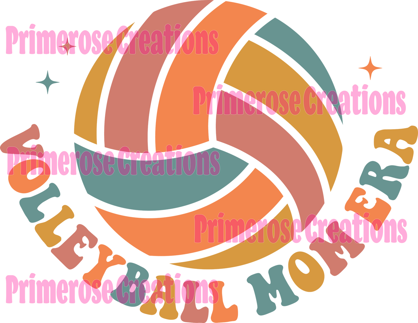 In My Volley Ball Mom Era Colorful With Pocket