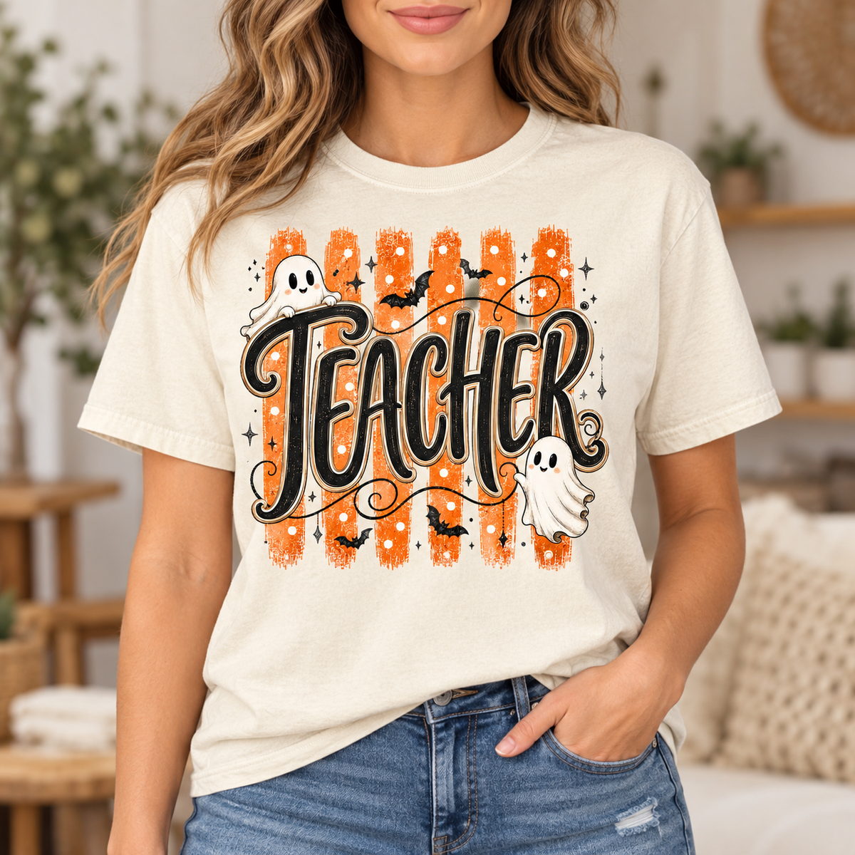 Ghosty Teacher - Full Color DTF TRANSFER
