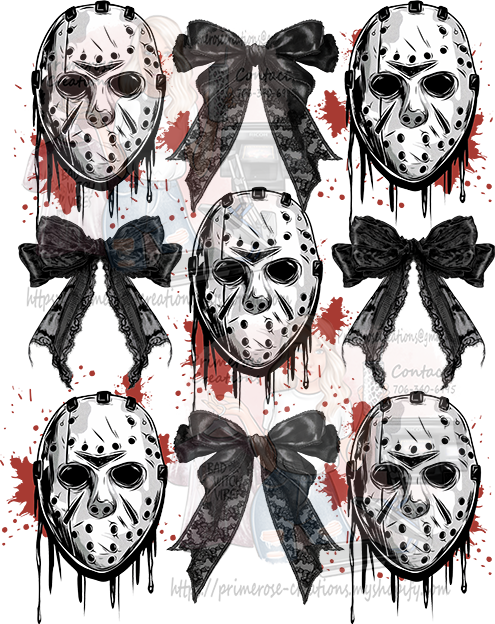 Jason and Coquette Bow Collage