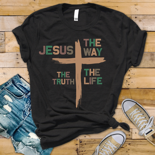 Jesus The Way-Full Color-DTF Transfer