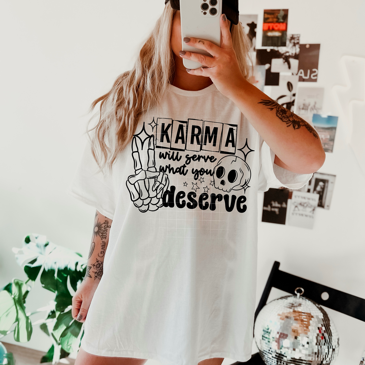 Karma-Single Color -DTF Transfer- RTS #88