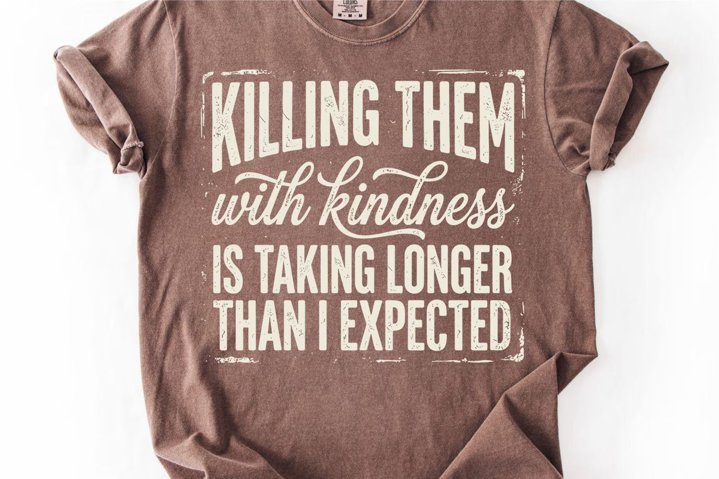 Killing Them - White - DTF Transfer - Thrifty Thursday