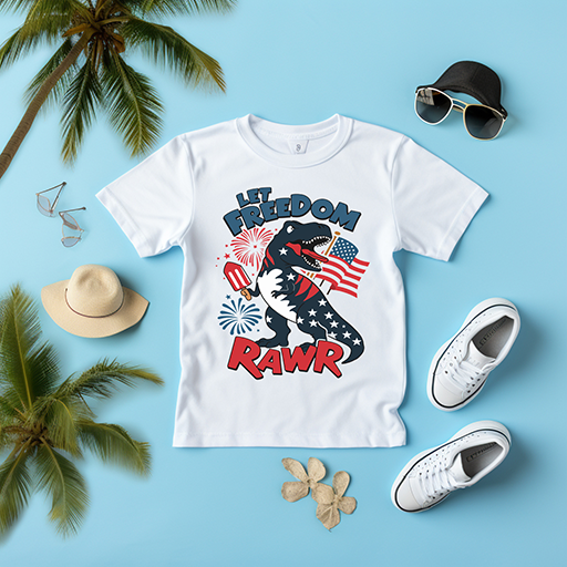 Let Freedom Rawr-Youth- DTF TRANSFER