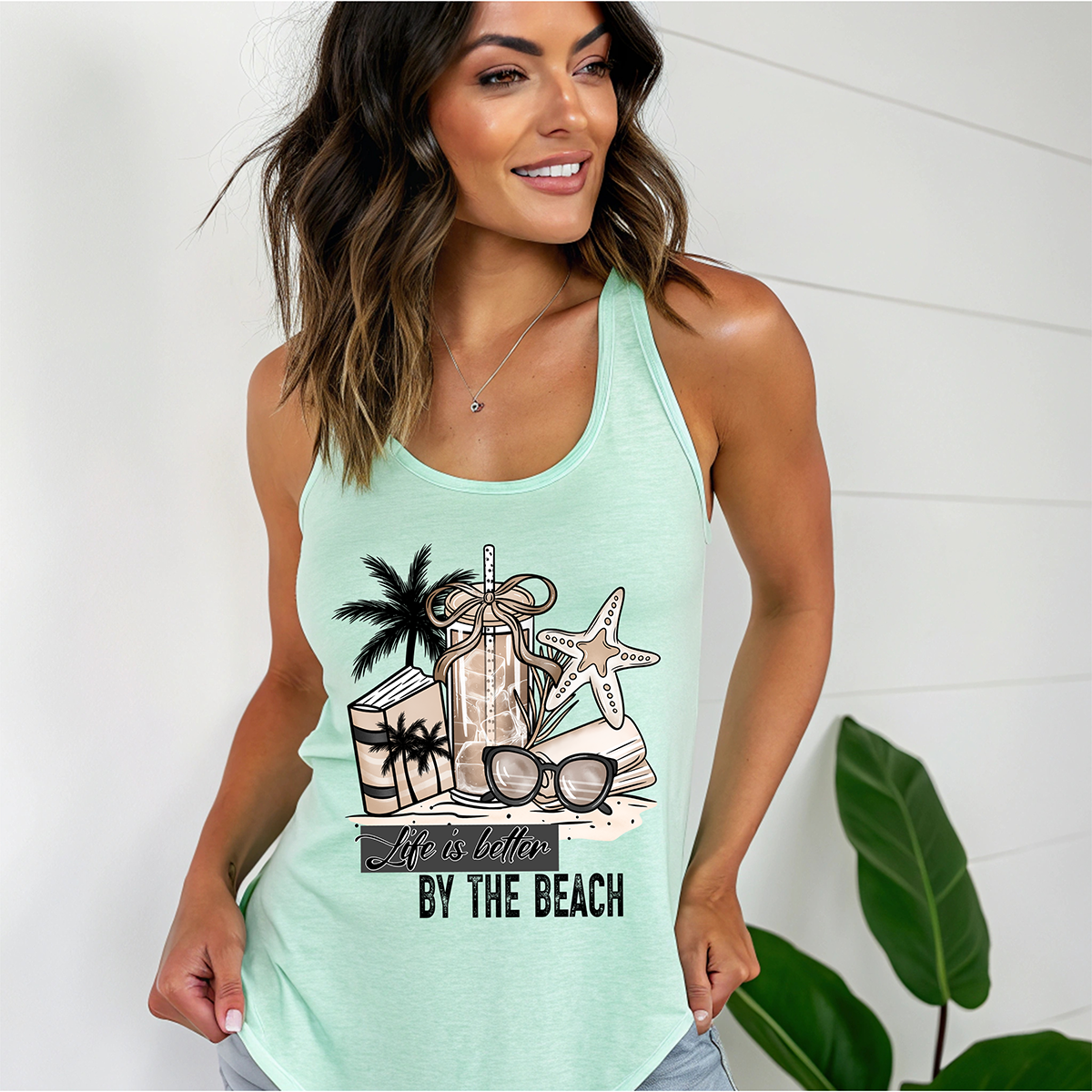 Life is Better By the beach - Full Color DTF Transfer-Kiss it Goodbye