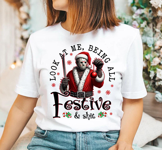 Look At Me - Full Color DTF Transfer - Christmas In July