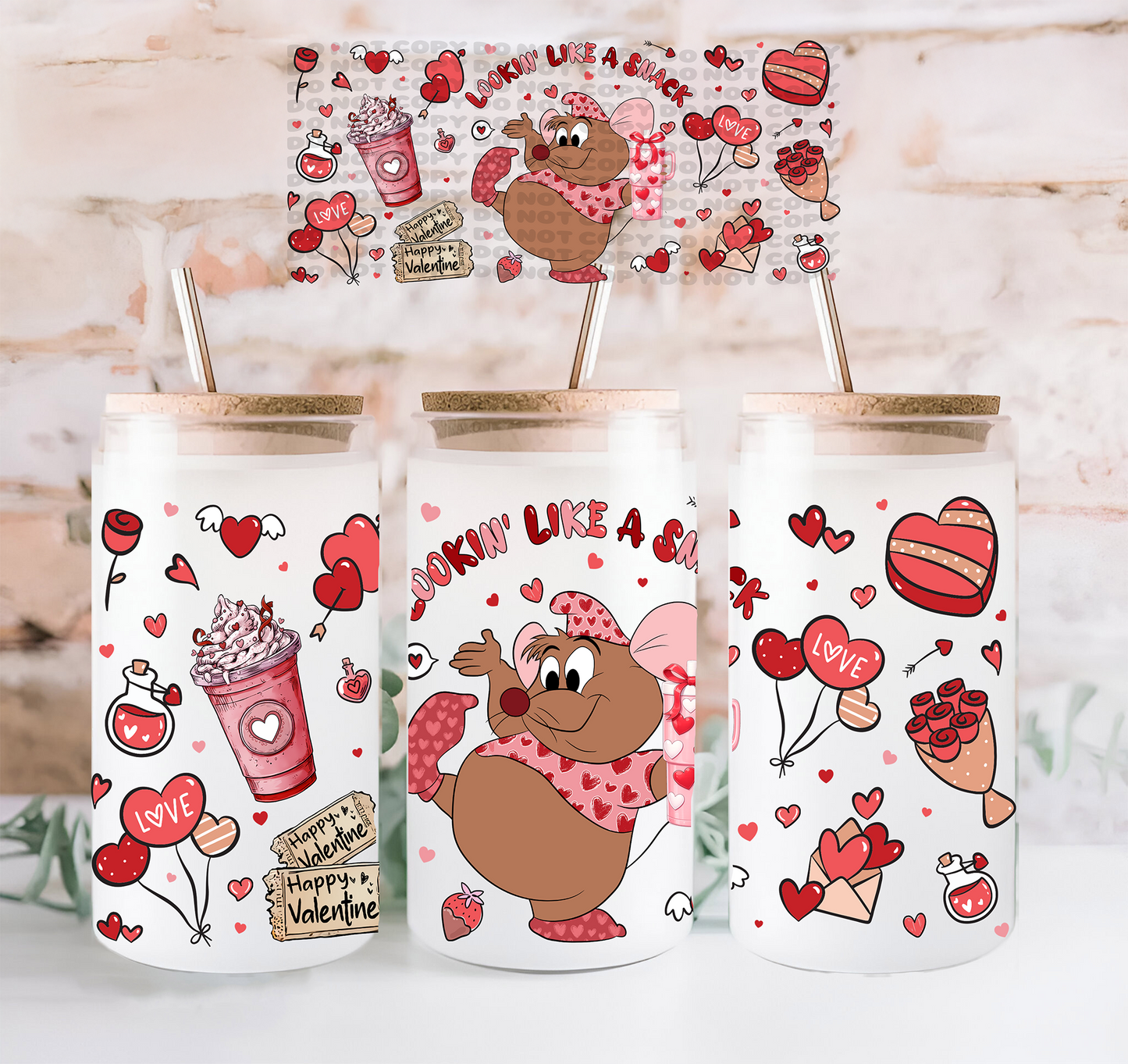 Looking Like A Snack- 16 oz UV DTF Cup Wrap - RTS