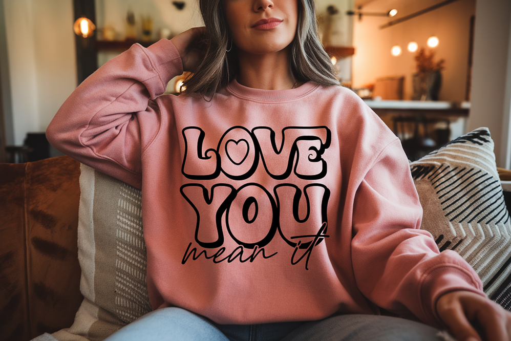 Love You / Hate You - Set of 2 - Full Color DTF Transfer -RTS #90
