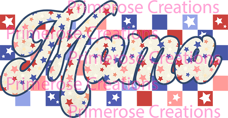 Mama American Checkered