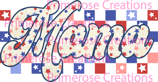 Mama American Checkered
