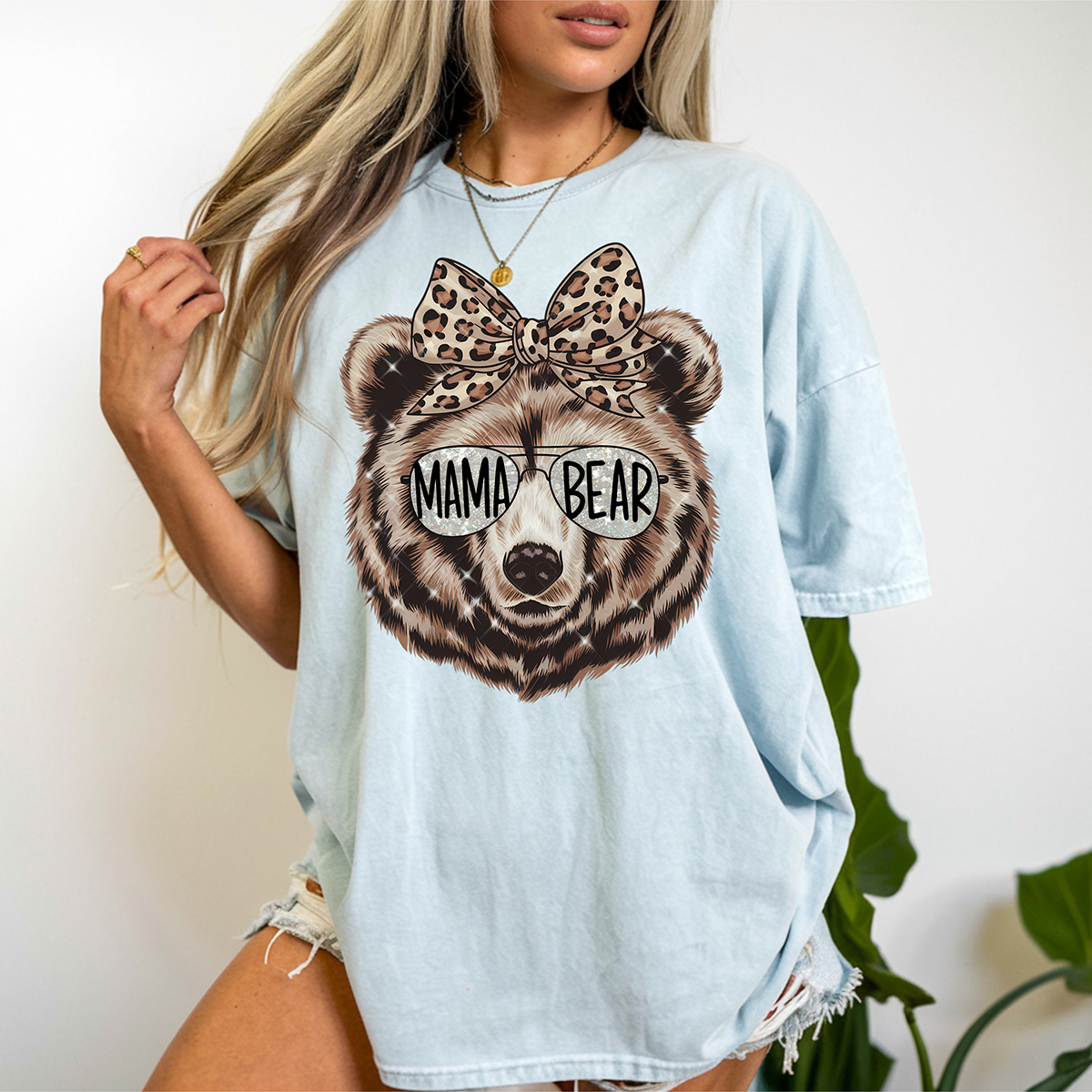 Mama Bear Leopard - DTF TRANSFER
