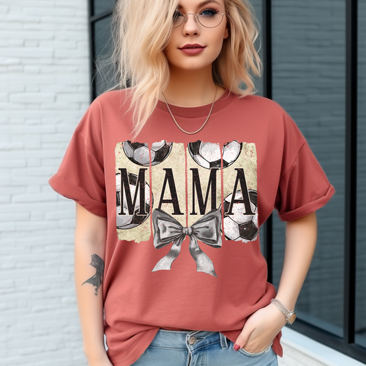 Mama Brushstroke Soccer - DTF TRANSFER