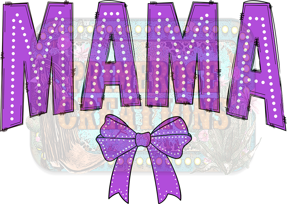 Mama Polk A Dot Coquette Bow
