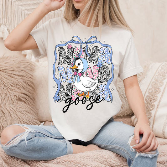 Mama Floral Goose - DTF TRANSFER