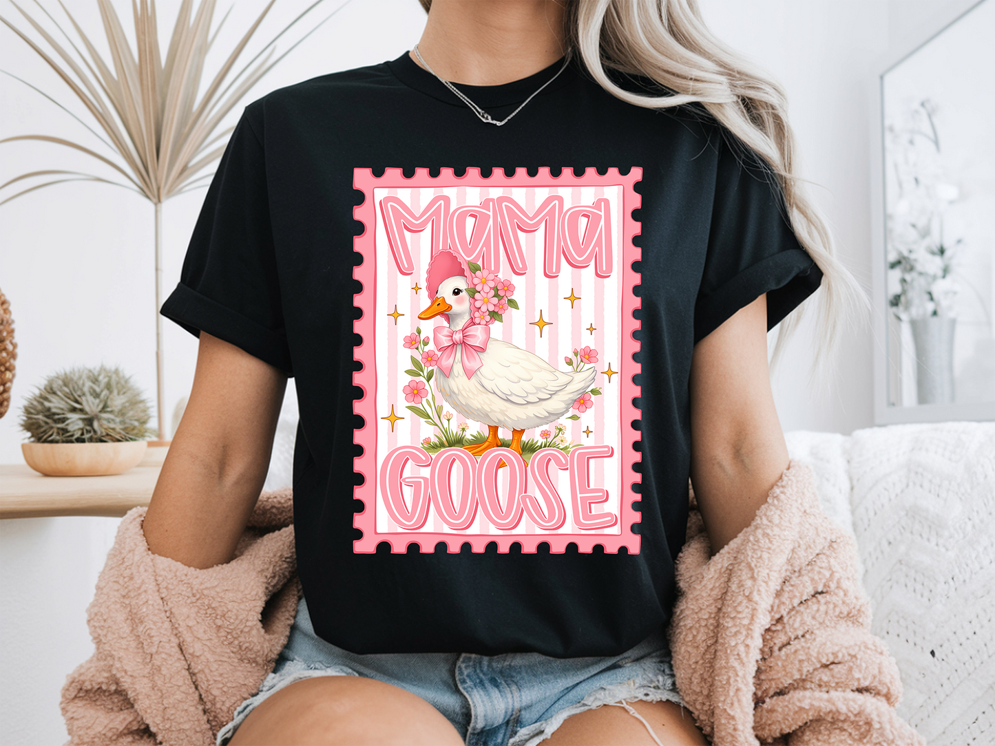 Mama Goose - Full Color - DTF Transfer - 2-5 Business Days