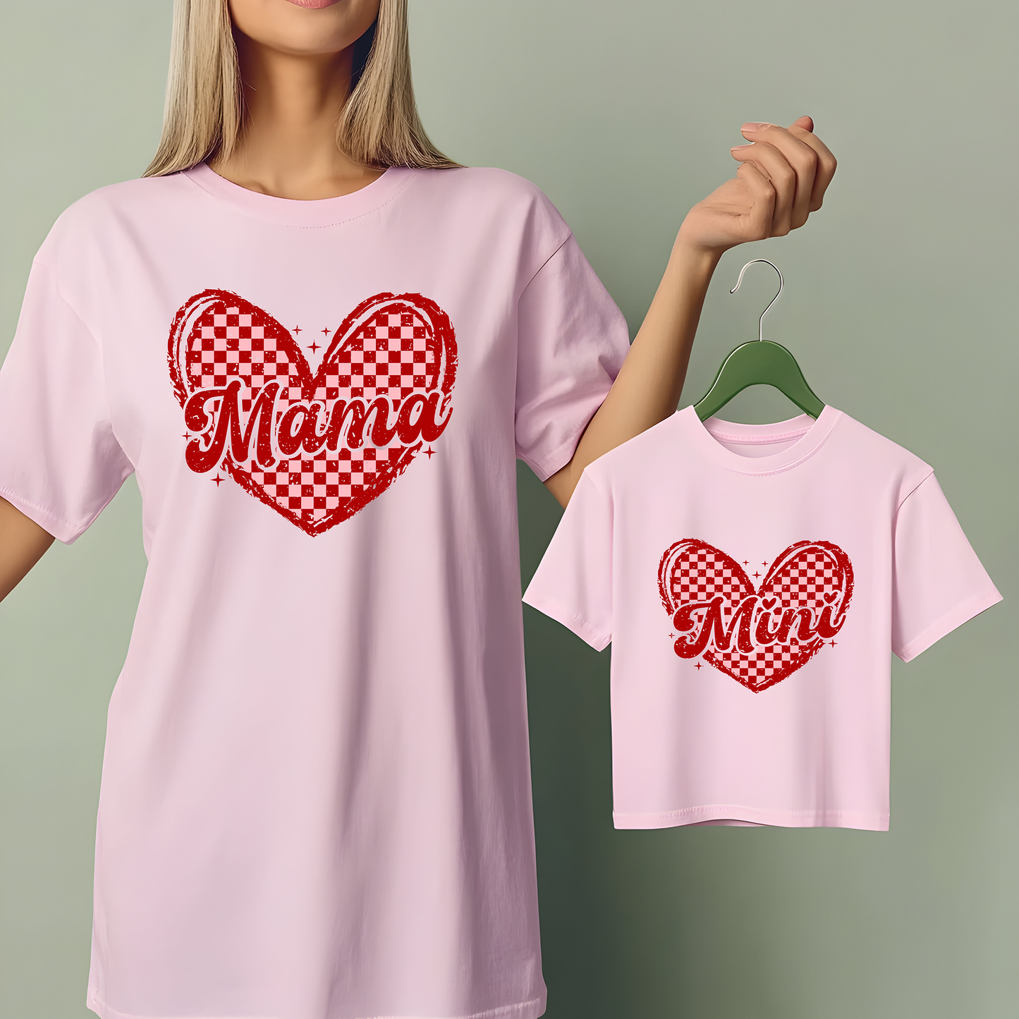 Mama Heart-Youth-Full Color-DTF Transfer-2-5 Business Days