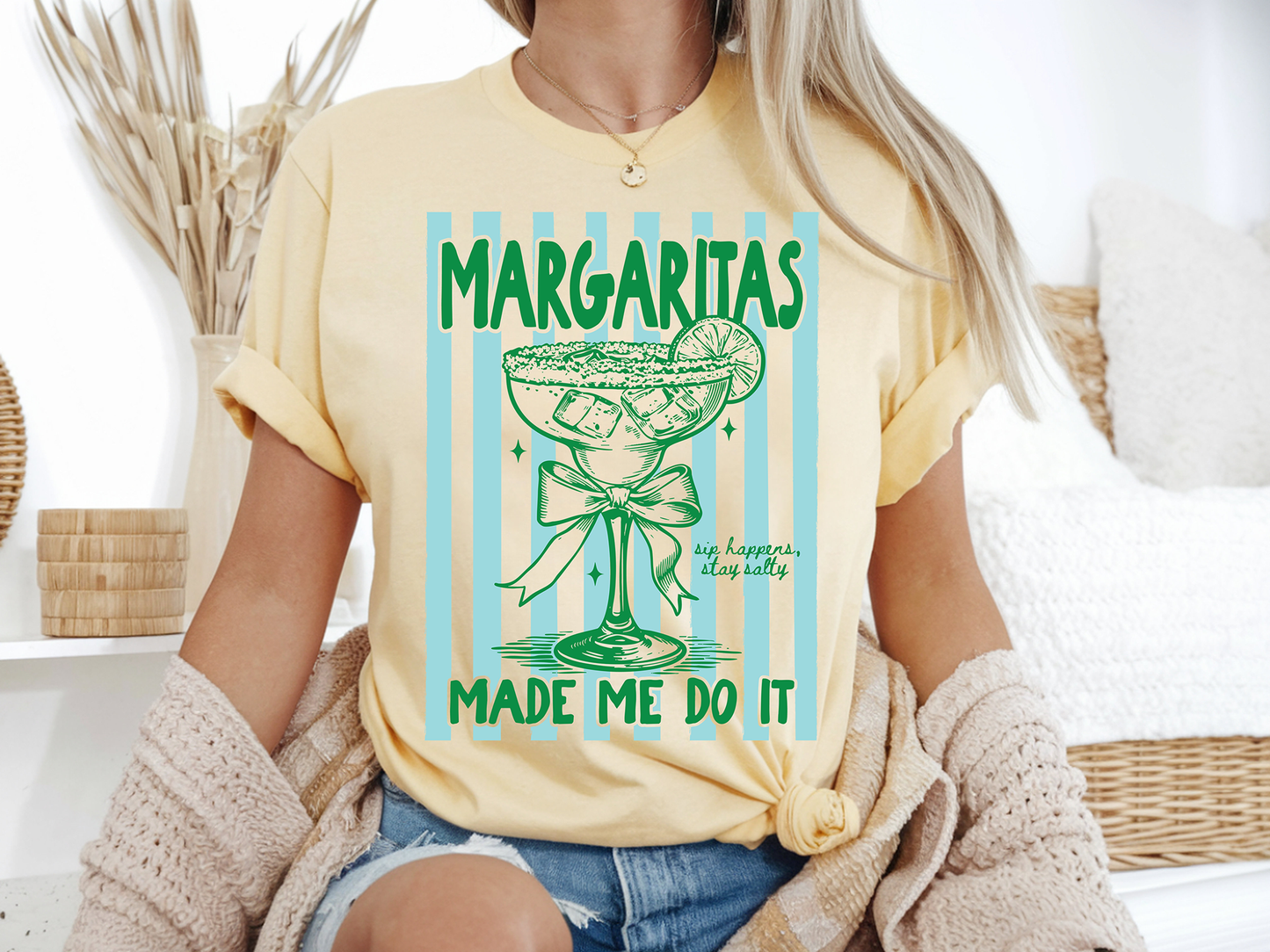 Margs Made Me - Full Color - DTF Transfer - 2-5 Business Days