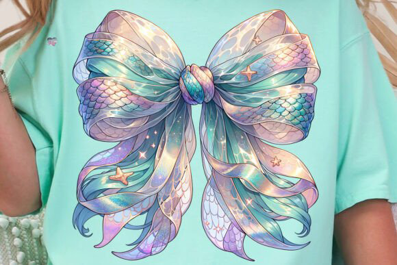 Mermaid Bow - DTF TRANSFER