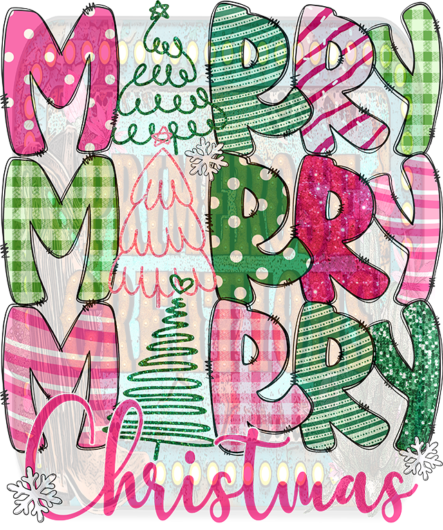 Merry Christmas Repeat PINK