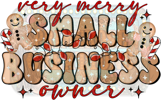 Merry Small Biz W/ Sleeves