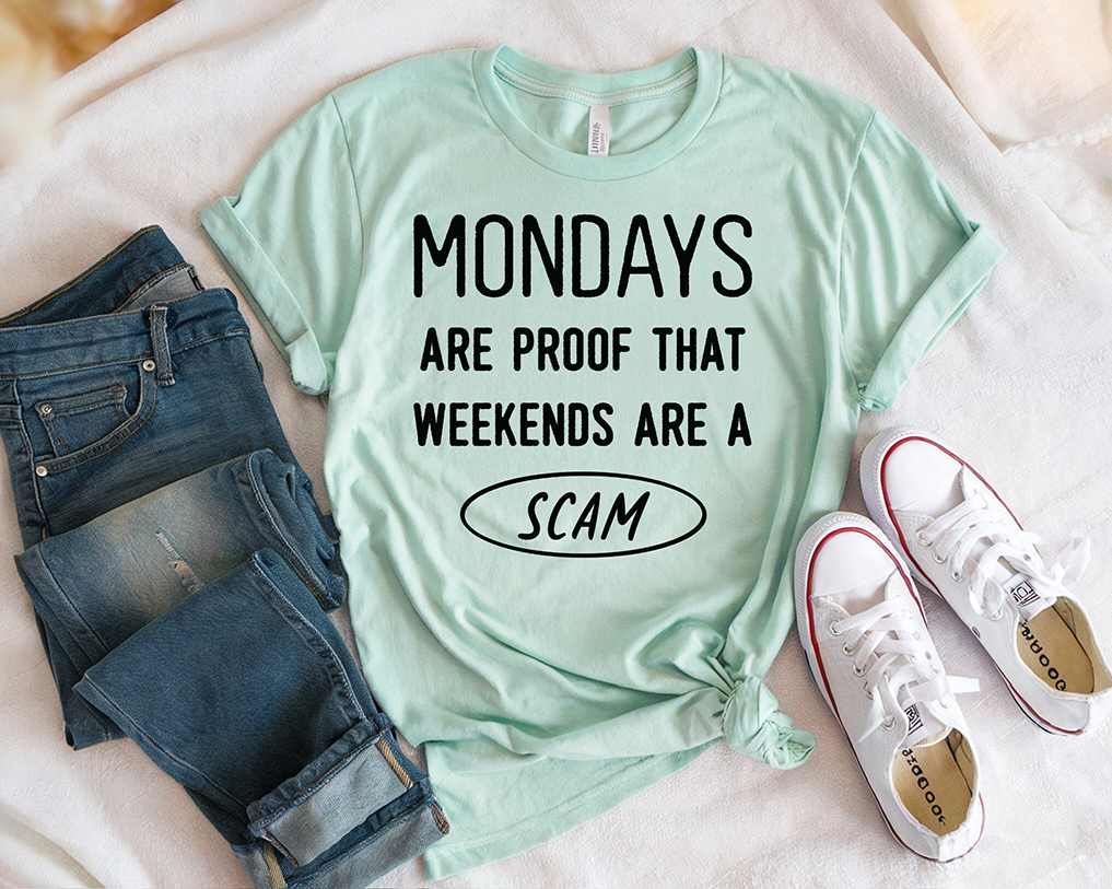 Monday's- Single Color-DTF TRANSFER