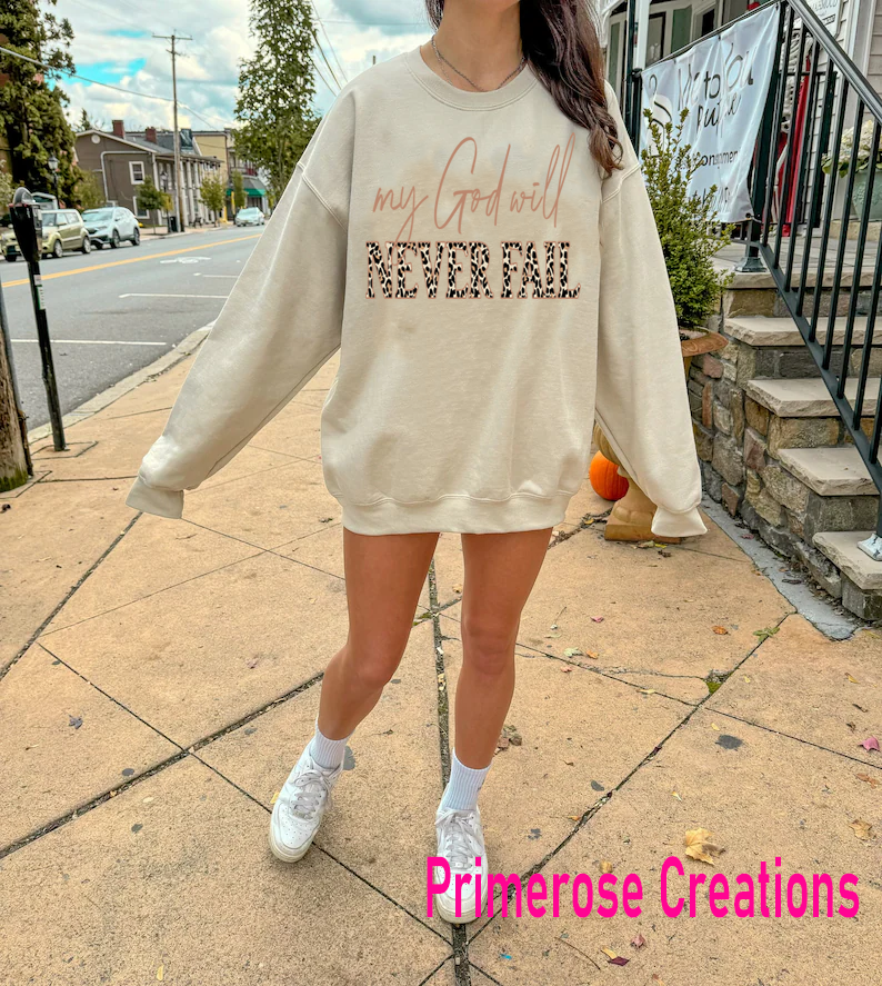 My God Will Never Fail DTF