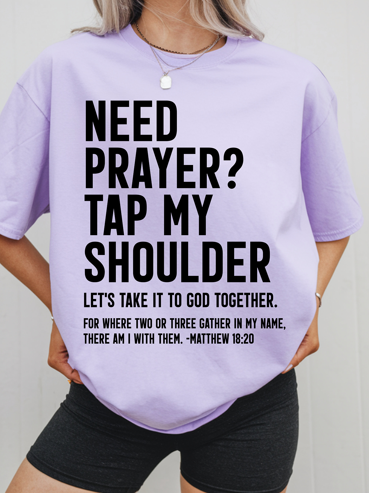 Need Prayer - Full Color - DTF Transfer - 2-5 Business Days