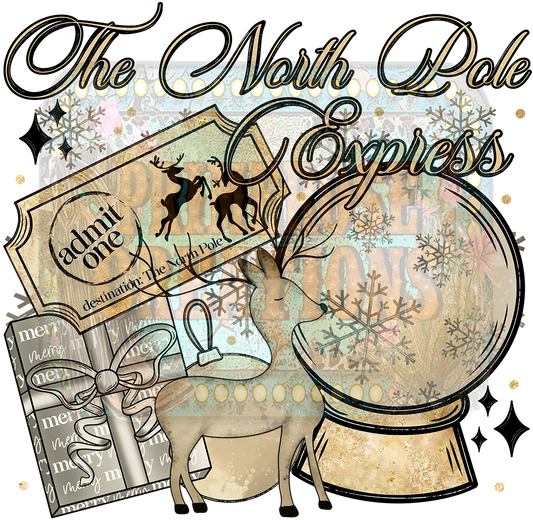 North Pole Express W/Sleeves