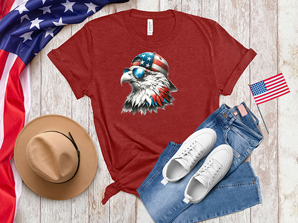 Patriotic Eagle- DTF TRANSFER