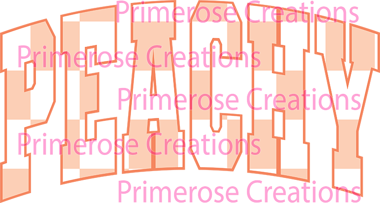 Peachy Checkered