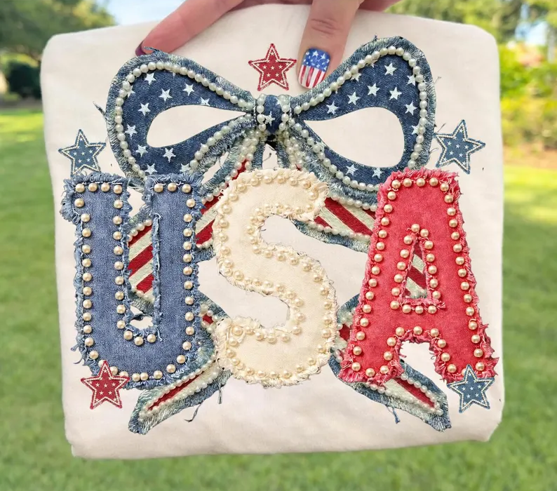 Pearl USA - Full Color - DTF Transfer - 2-5 Business Days