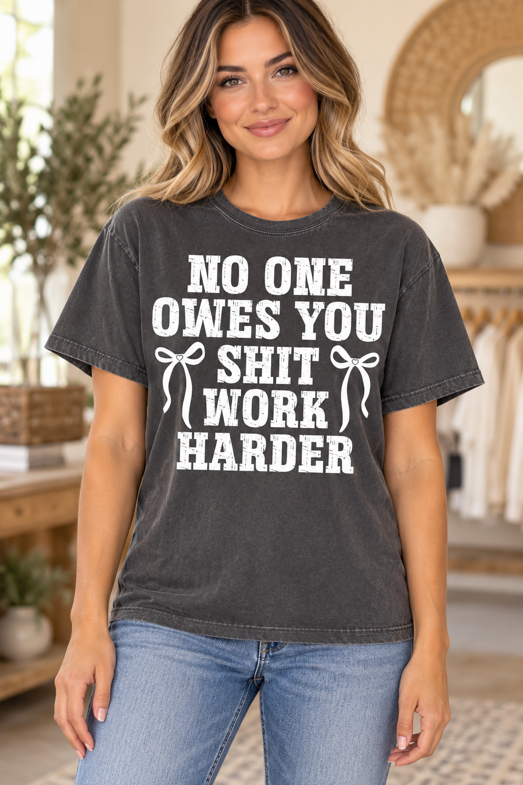 No One Owes You - Full Color DTF TRANSFER
