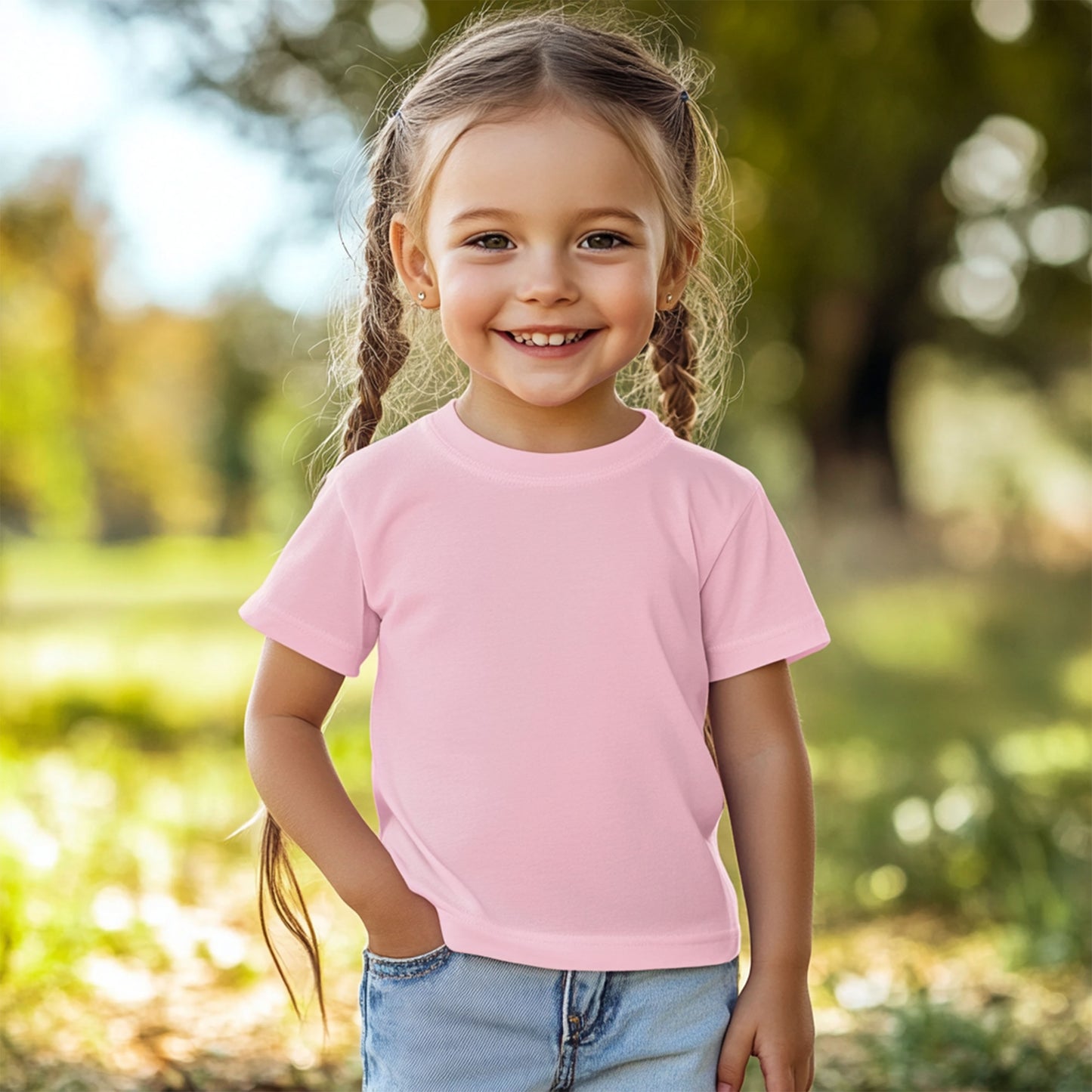 Light Pink - YOUTH - BLANK T-SHIRT