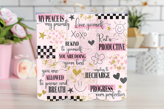 Pink Motivation-20oz Sublimation