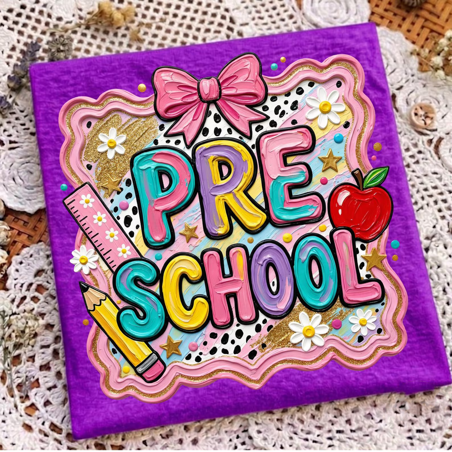Pre School - Girl Youth - Full Color DTF Transfer - Thrifty Thursday