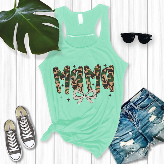 Preppy Camo Mama - DTF TRANSFER - Wholesale