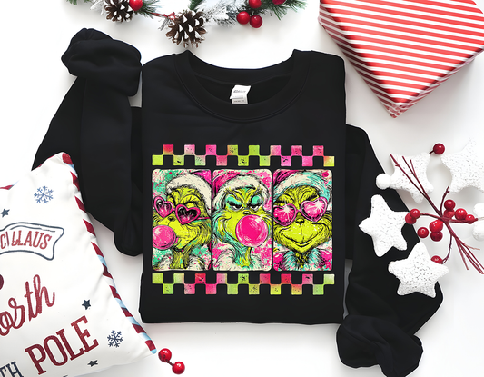 Preppy Pink and Green Bubblegum - Full Color DTF Transfer - Friday New Releases