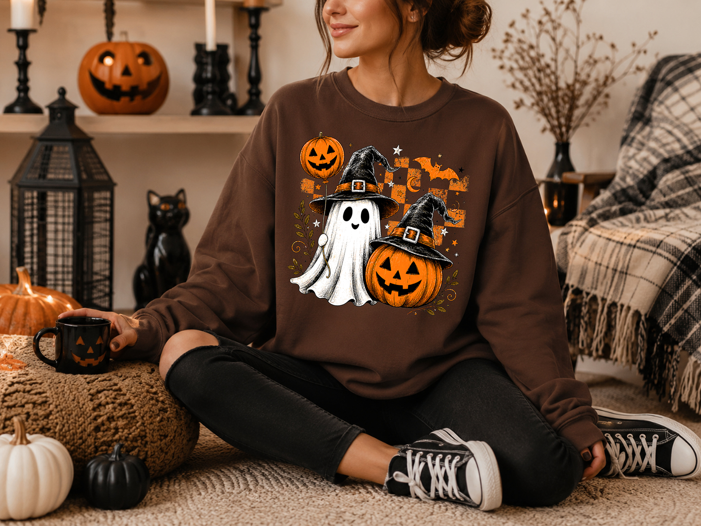 Pumpkin Ghost - DTF Transfer - Flash Grab Friday