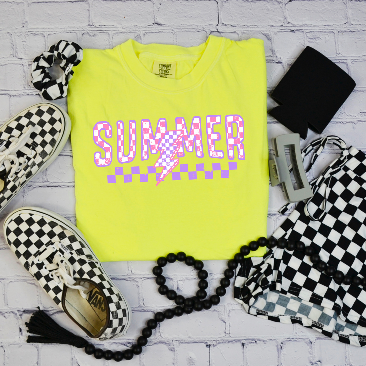 Summer (pink and purple)- DTF TRANSFER