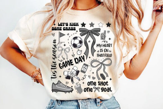 One Shot One Goal Collage - DTF TRANSFER