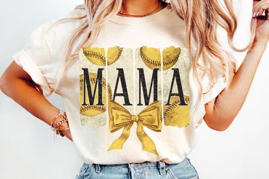 Retro Softball Dirty Ball Coquette - DTF TRANSFER