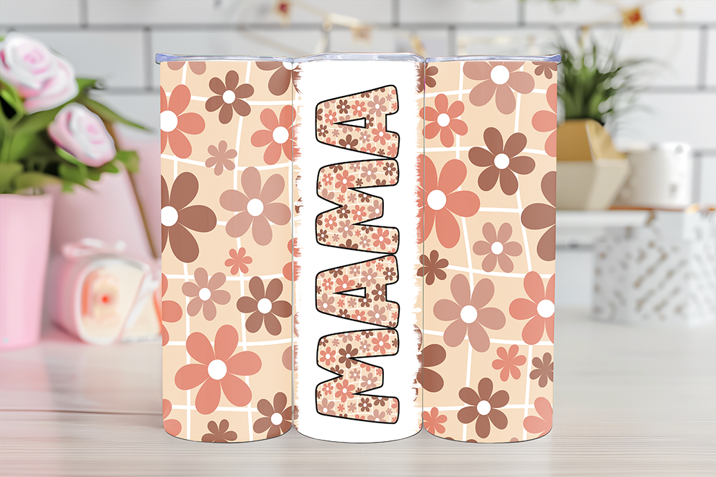 Retro Floral Mama - 20oz Sublimation