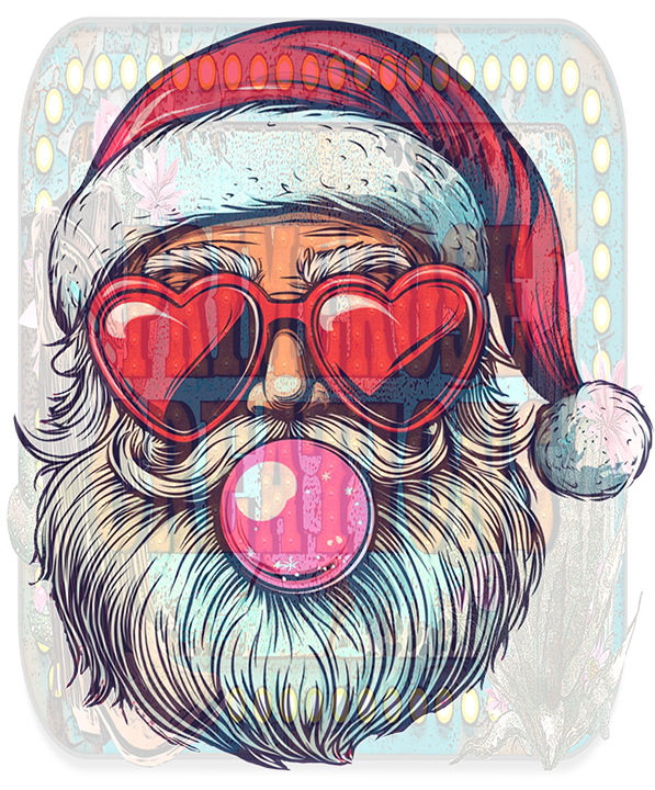 Retro Santa Bubble Gum